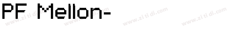 PF Mellon字体转换
